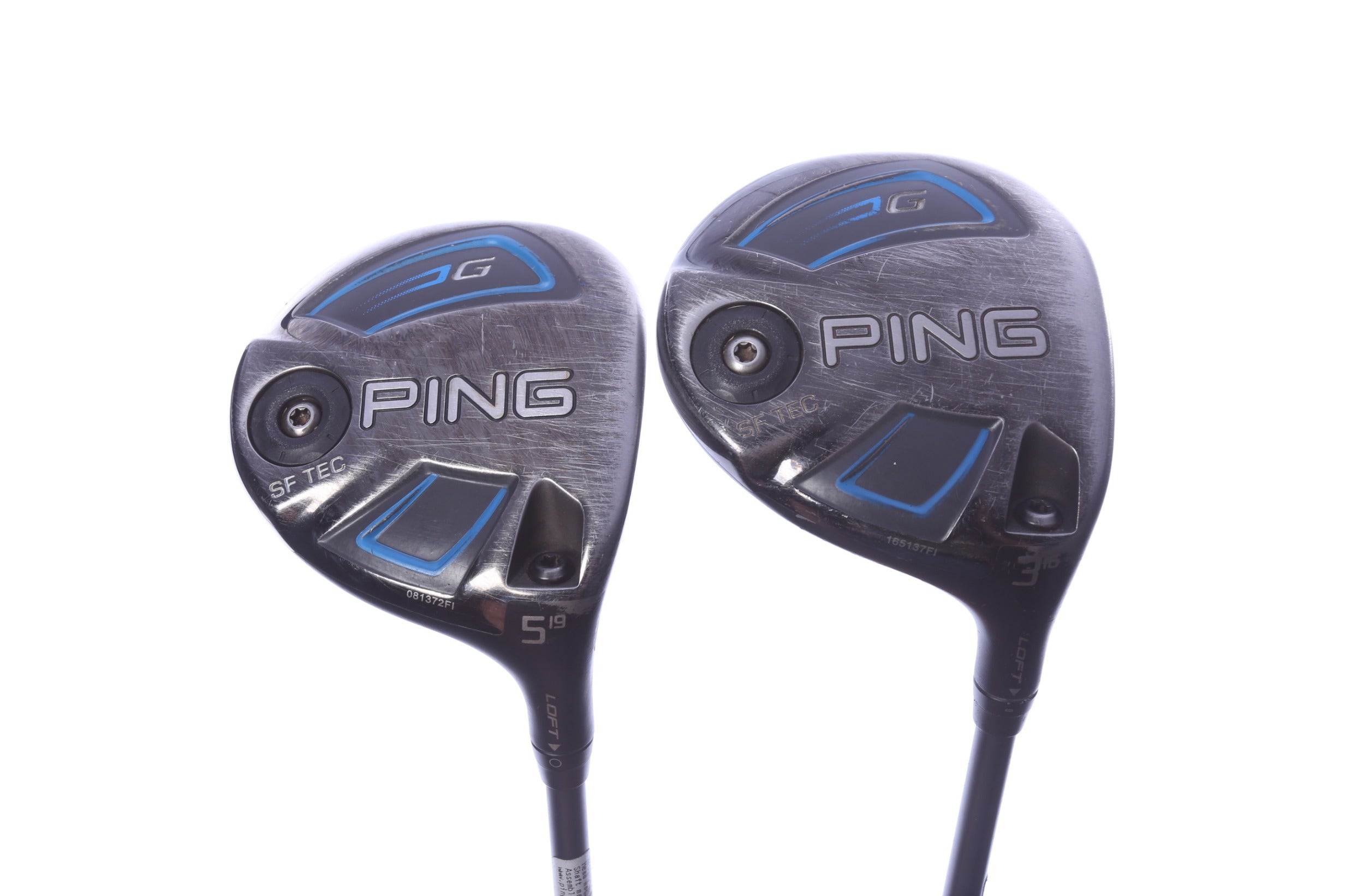 Used Ping G SF Tec Wood Set - Right-Handed - 3W, 5W - Stiff Flex