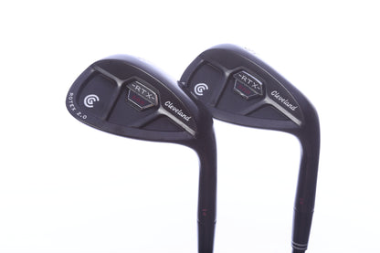 Used Cleveland 588 RTX 2.0 Black Satin Wedge Set - Right-Handed - 52*, 56* - Wedge Flex