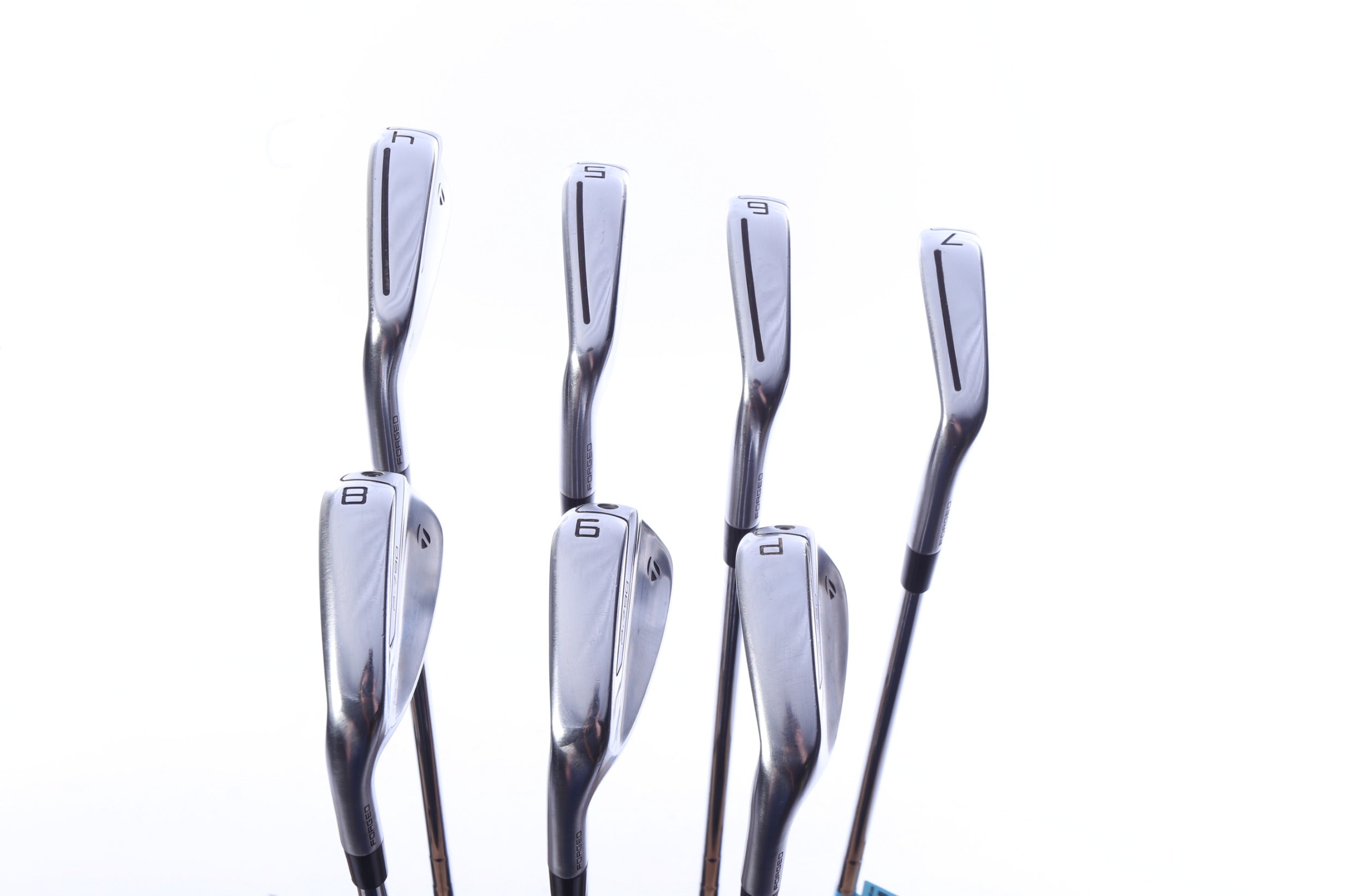 Used TaylorMade 2019 P790 Iron Set - Left-Handed - 4-PW - Stiff Flex