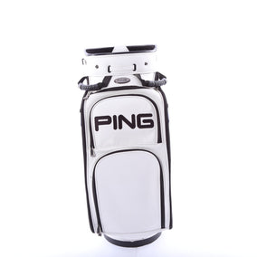 Ping White/Blue Staff Bag 9 Dividers 5 Pockets w/ Raincover-Next Round