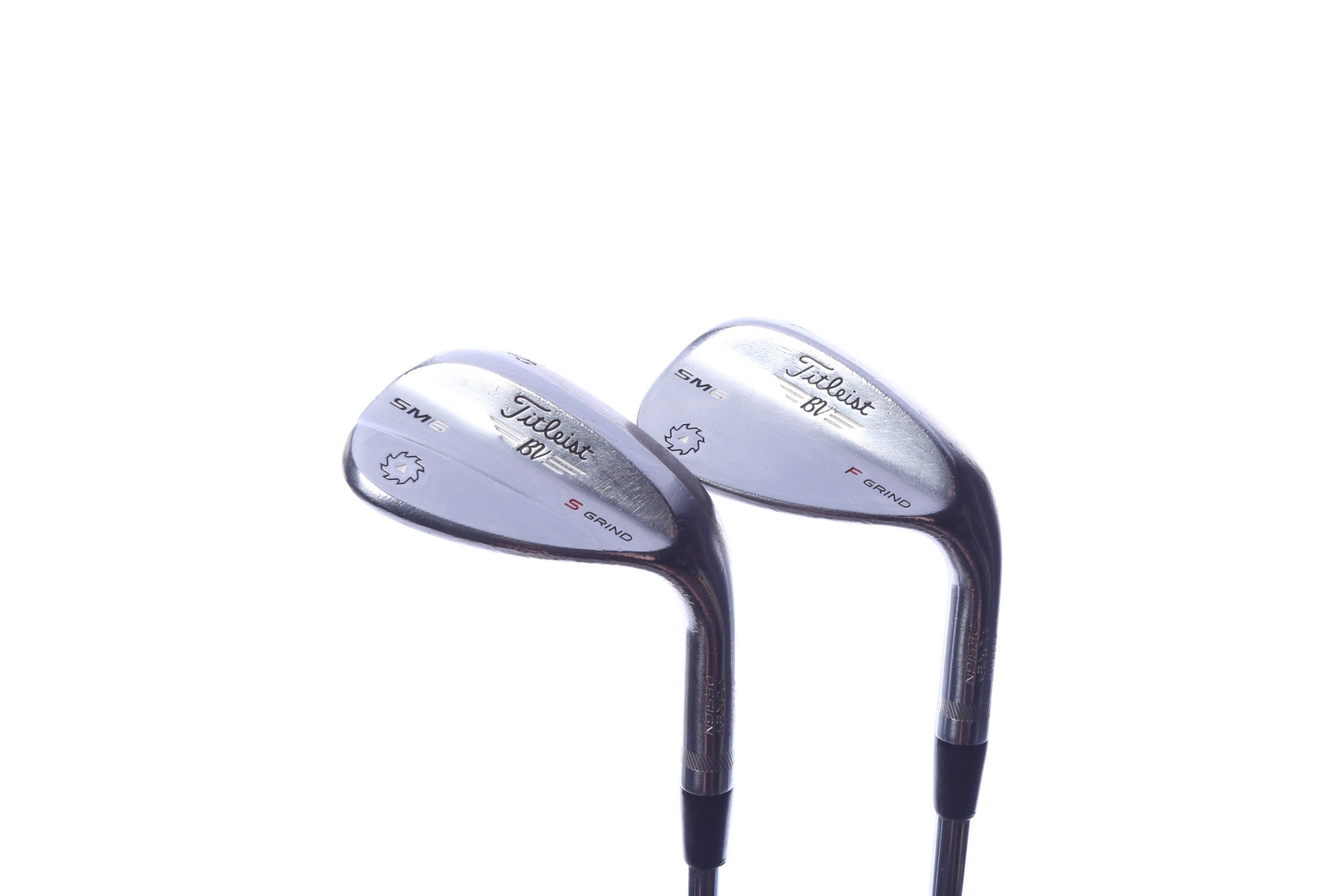 Used Titleist Vokey SM6 Tour Chrome Wedge Set - Right-Handed - 56*, 60* - Stiff Flex