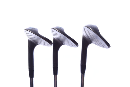 Used Titleist Vokey SM9 Jet Black Wedge Set - Right-Handed - 50*, 56*, 60* - Extra Stiff Flex-Next Round
