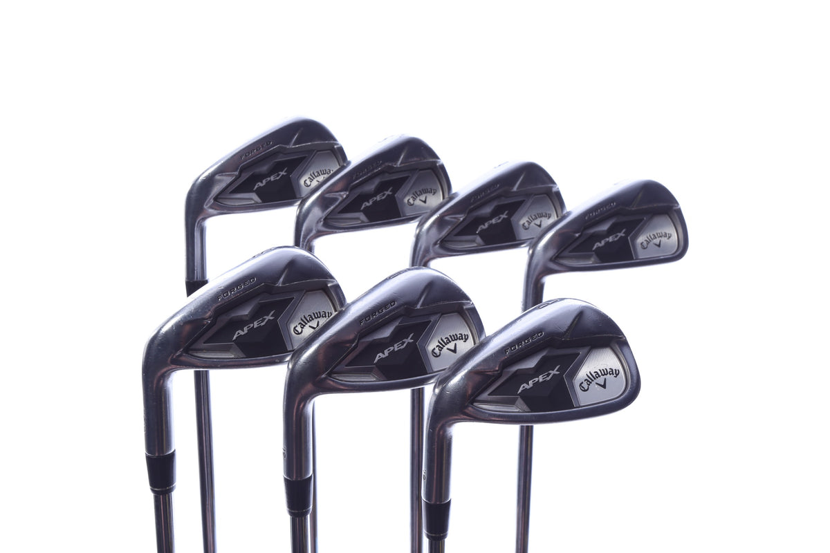 Used Callaway Apex 19 Iron Set - Left-Handed - 4-PW - Stiff Flex