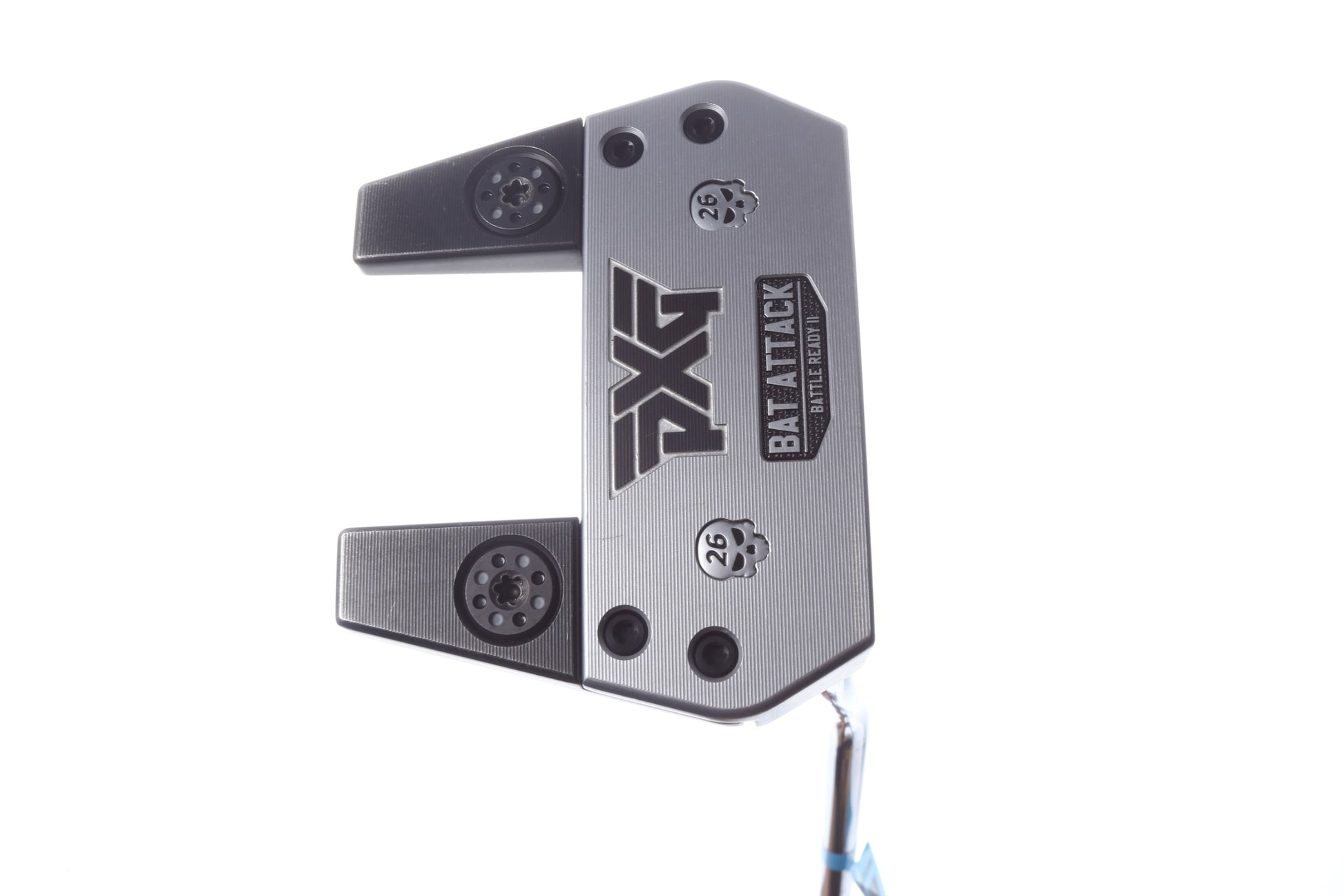 Used PXG Battle Ready II Bat Attack Putter - Right-Handed - 37.5 in - Mallet-Next Round