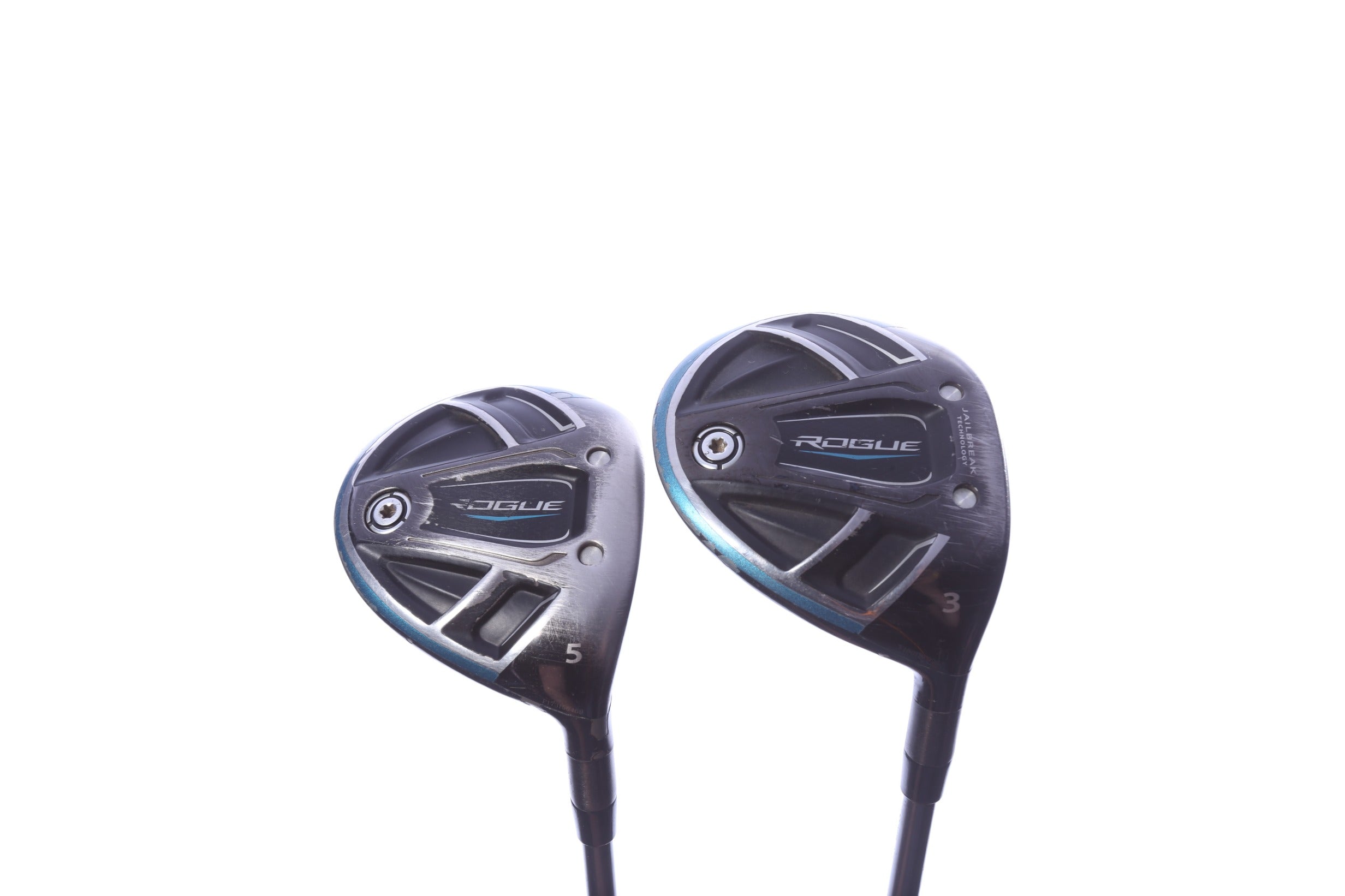 Used Callaway Rogue Wood Set - Right-Handed - 3W, 5W - Stiff Flex