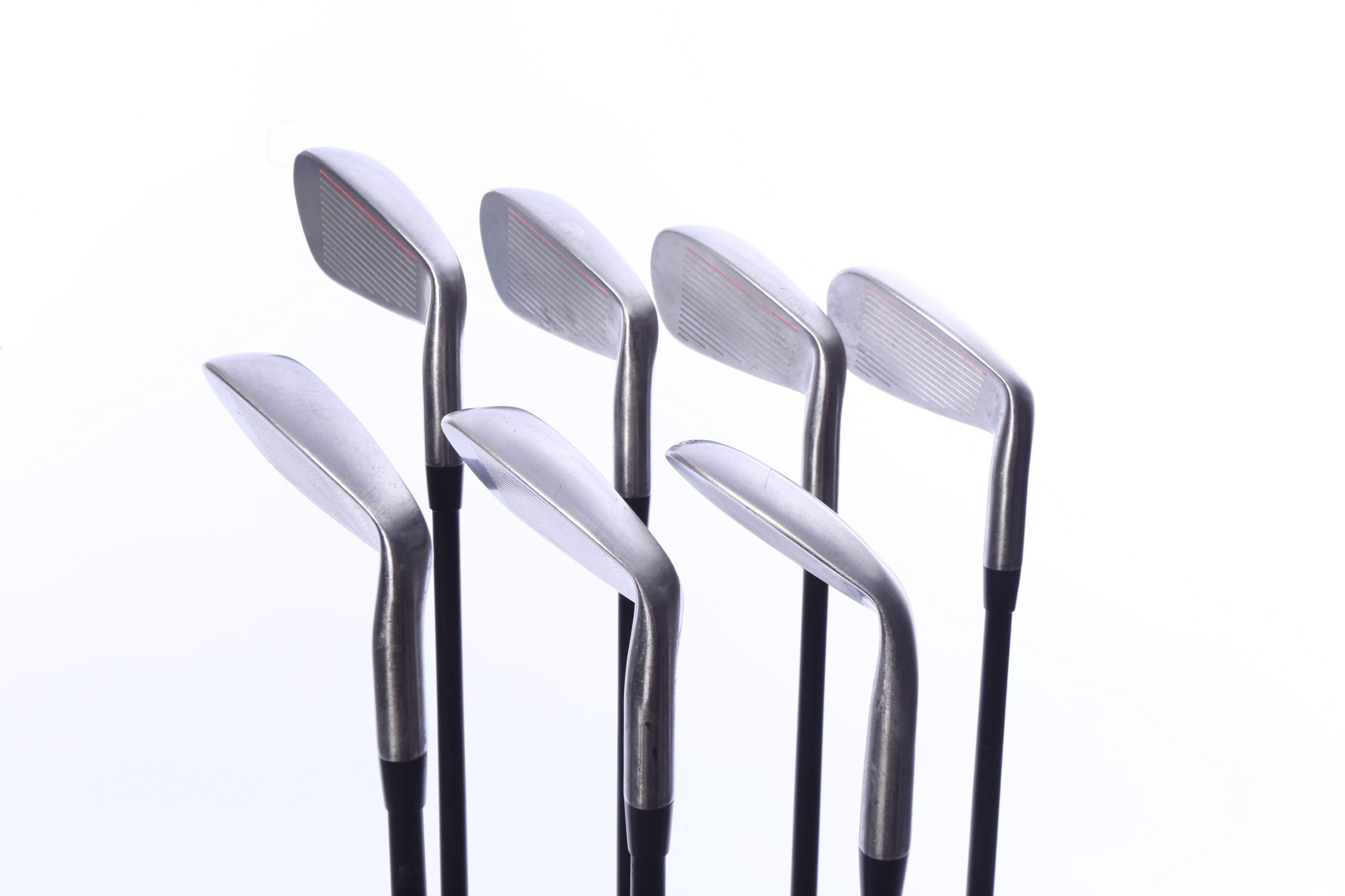 Used Stix All Black Iron Set - Left-Handed - 5-PW, 56  - Stiff Flex
