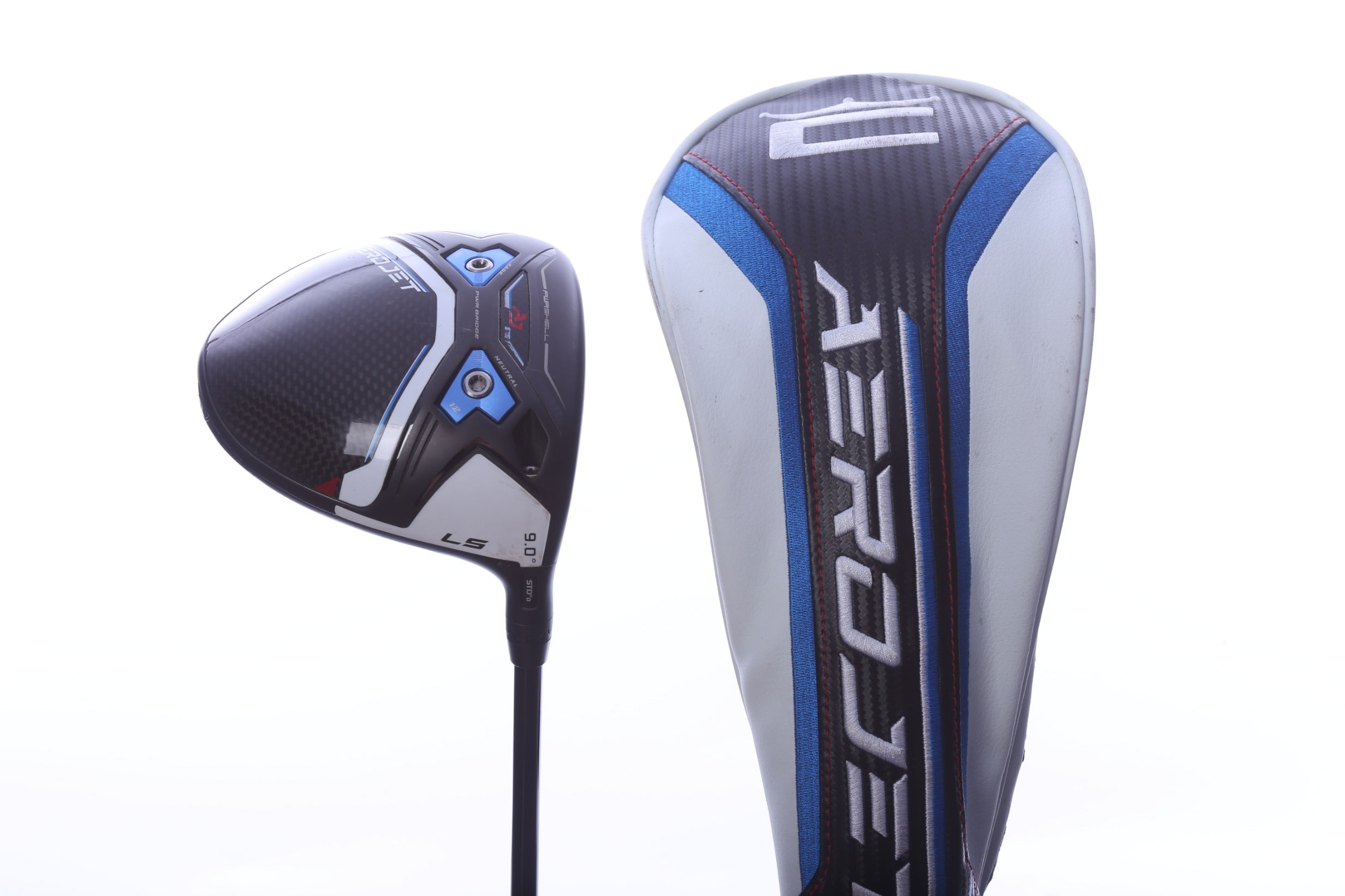 Used Cobra AeroJet LS Driver - 9 Degrees - Stiff Flex Project X Hzrdus Silver - Right-Handed