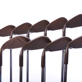 Used Ping Eye 2 Beryllium Copper Iron Set - Right-Handed - 3-PW, SW - Regular Plus Flex-Next Round