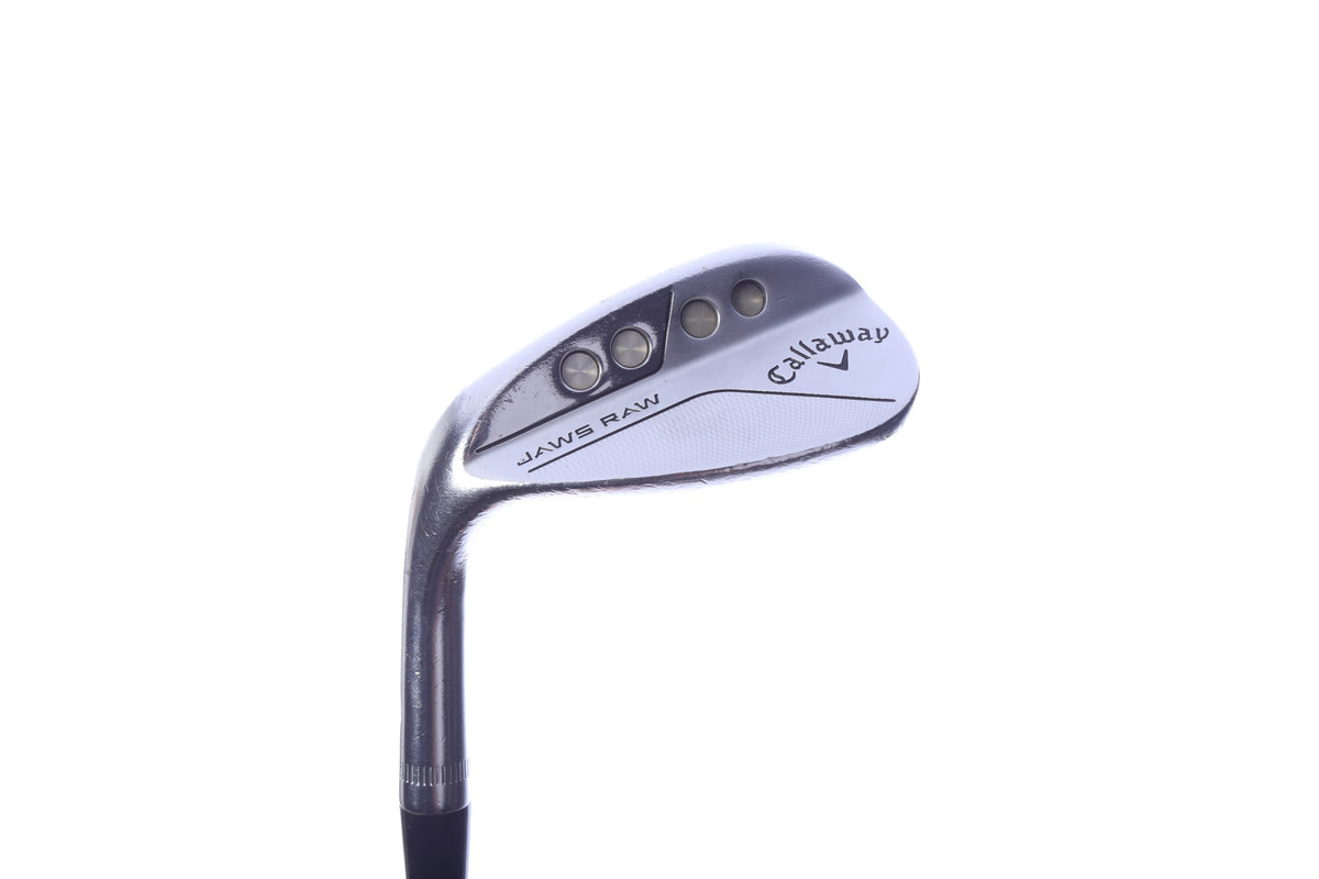Used Callaway JAWS Raw Chrome Sand Wedge - Left-Handed - 56 Degrees - Regular Flex
