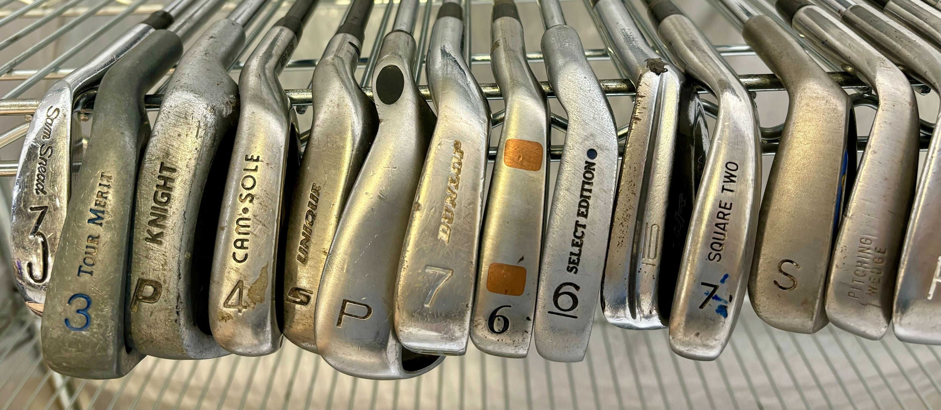 Wholesale Lot of 50 Golf Clubs - Assorted Irons and Wedges-Next Round
