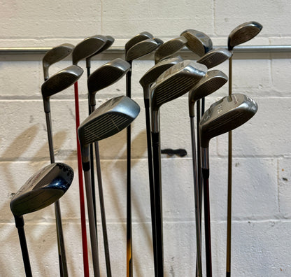Wholesale Lot of 30 Golf Clubs - Assorted Fairway Woods - RH/LH - Mixed Flexes