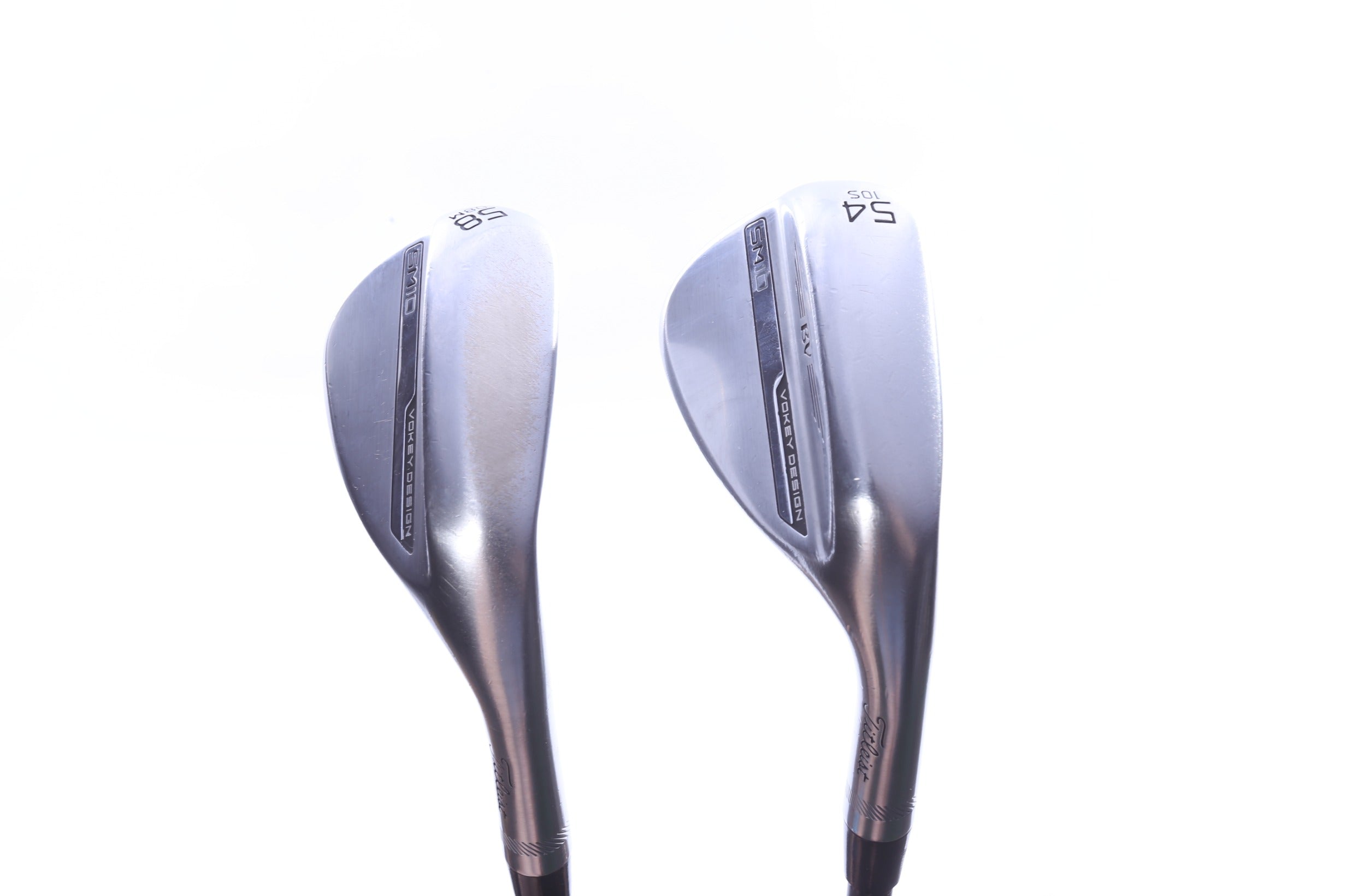 Used Titleist Vokey SM10 Tour Chrome Wedge Set - Right-Handed - 54*, 58* - Regular Flex-Next Round