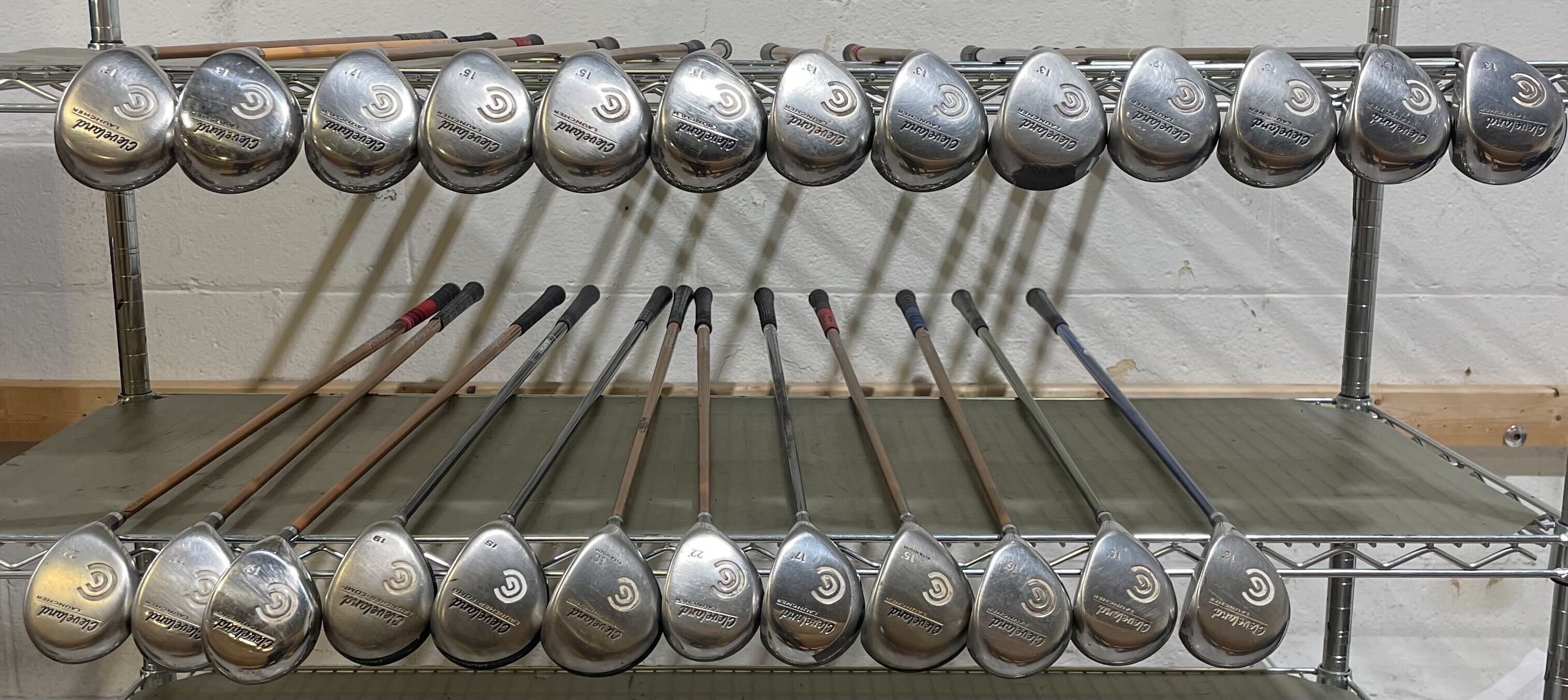 Wholesale Lot of 25 Golf Clubs - Cleveland Launcher Fairway Woods-Next Round