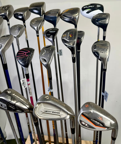 Wholesale Lot of 24 Golf Clubs - Drivers, Woods, Hybrids and Single Irons-Next Round