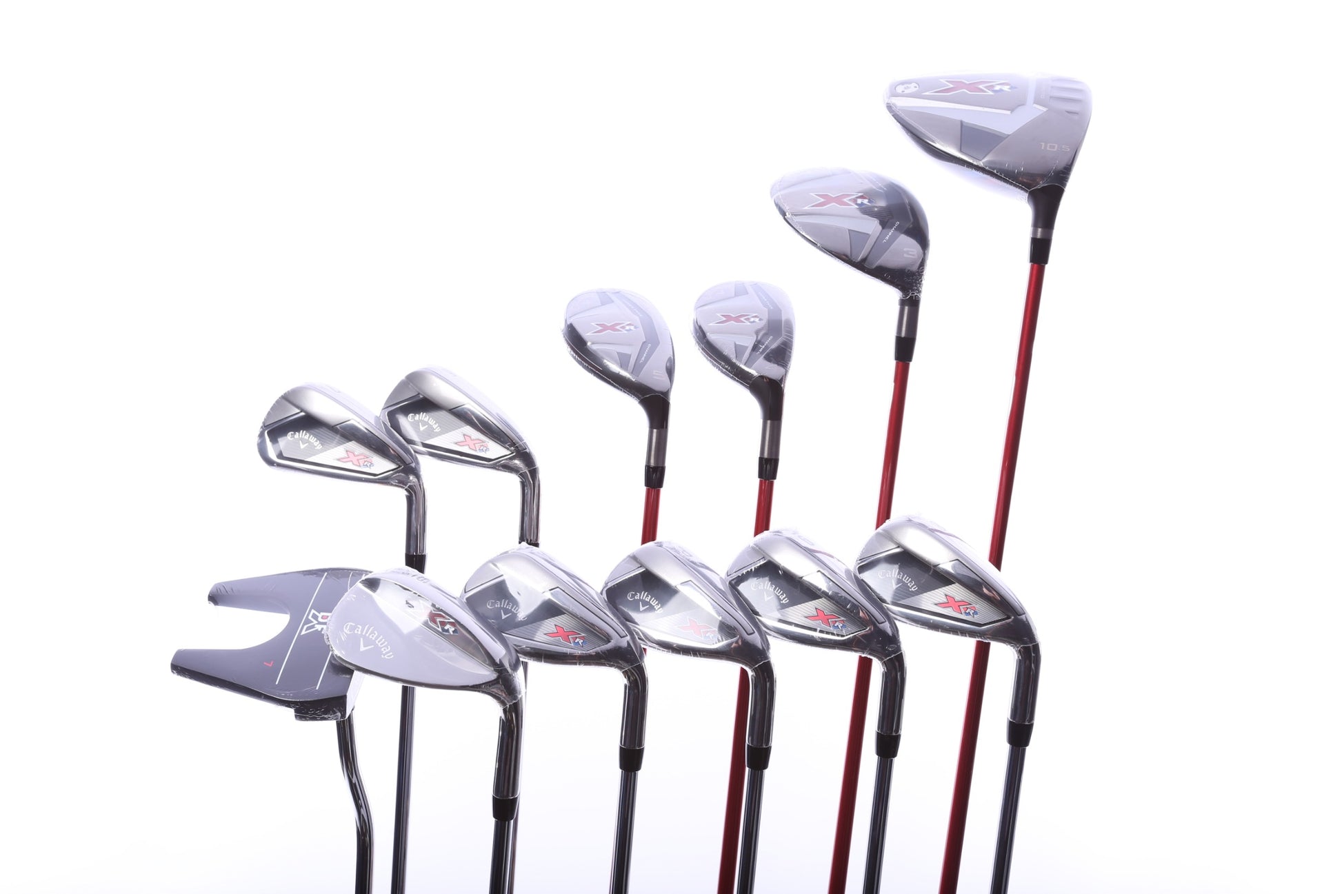 Used Callaway XR Complete Set - Right-Handed - 1W, 3W, 4H, 5H, 6-PW, AW, SW, Putter - Regular Flex-Next Round