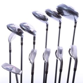Used MaxFli Black Max Complete Set - Right-Handed - 1W, 3W, 5W, 4H, 5H, 6-PW, Putter - Ladies Flex-Next Round