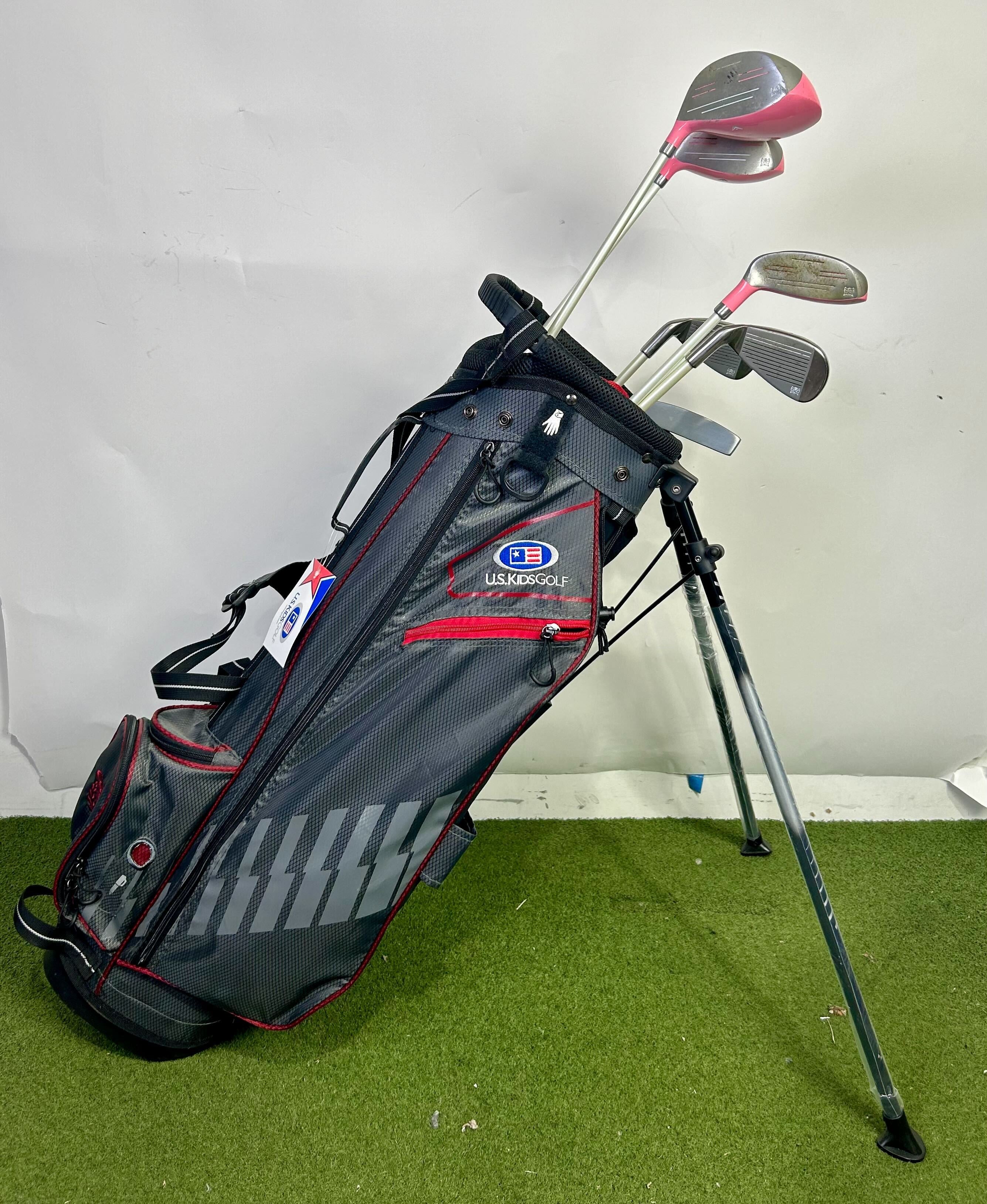 U.S Kids Golf Bag - Includes Right-Handed Kids Lynx Women's Golf Set-Next Round
