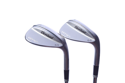Used Cleveland RTX-4 Mid Grind Tour Satin Wedge Set - Right-Handed - 54*, 58* - Stiff Flex