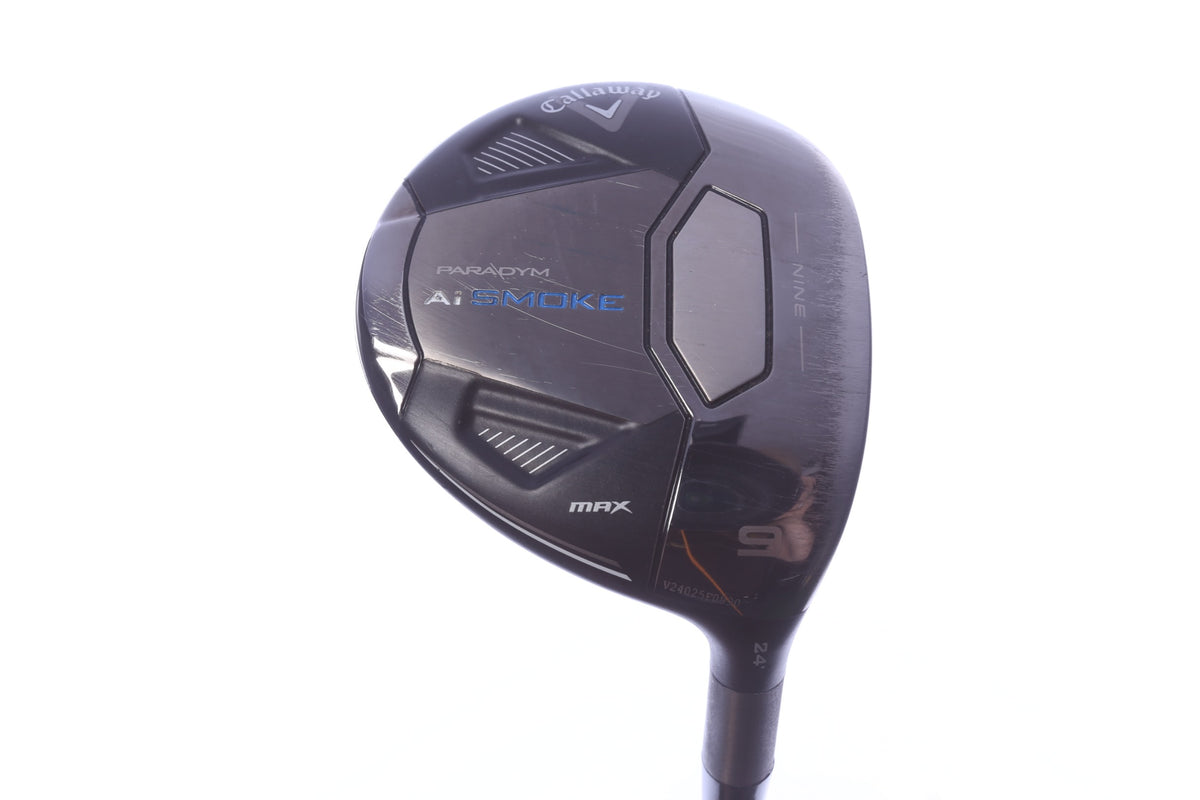 Used Callaway Paradym Ai Smoke MAX 9-Wood - Right-Handed - 24 Degrees - Seniors Flex