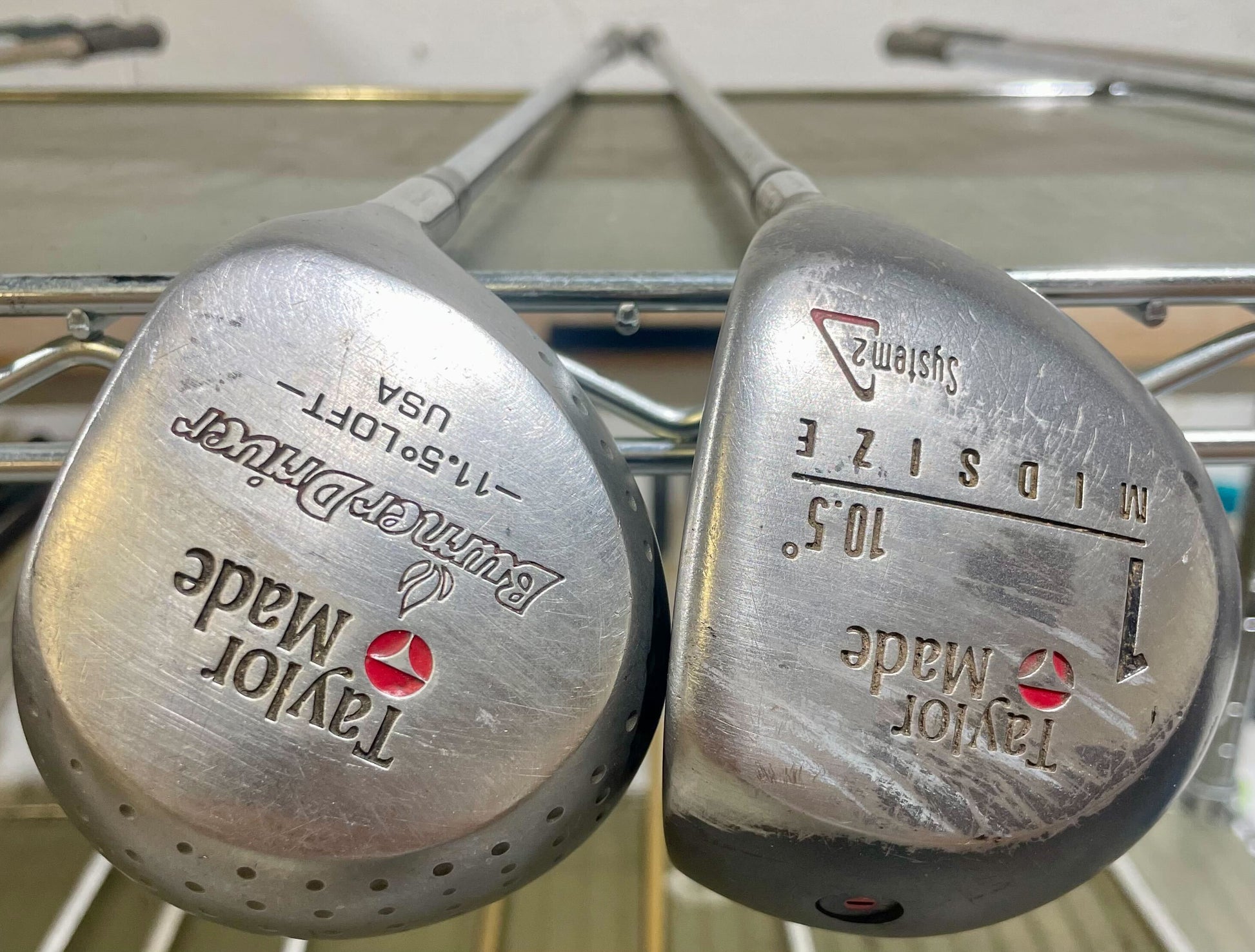 Wholesale Lot 25 Golf Clubs - Vintage TaylorMade Drivers-Next Round