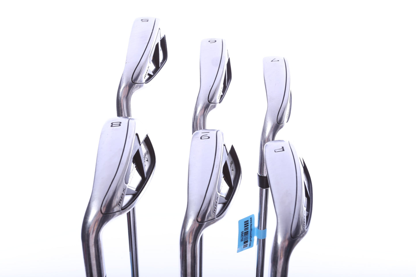 Used Callaway Rogue ST MAX Iron Set - Left-Handed - 5-PW - Stiff Flex-Next Round