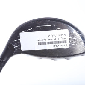 Used Ping G430 MAX Driver - 12 Degrees - Stiff Flex PING ALTA CB - Right-Handed-Next Round