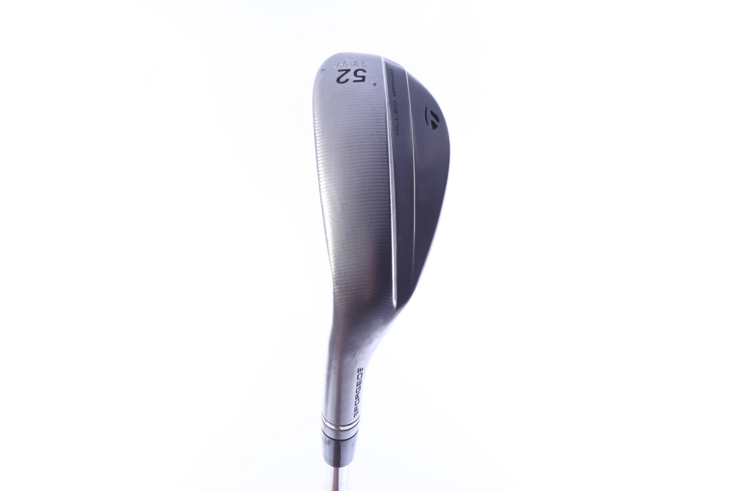Used TaylorMade Milled Grind 5 Satin Chrome Gap Wedge - Left-Handed - 52 Degrees - Wedge Flex-Next Round