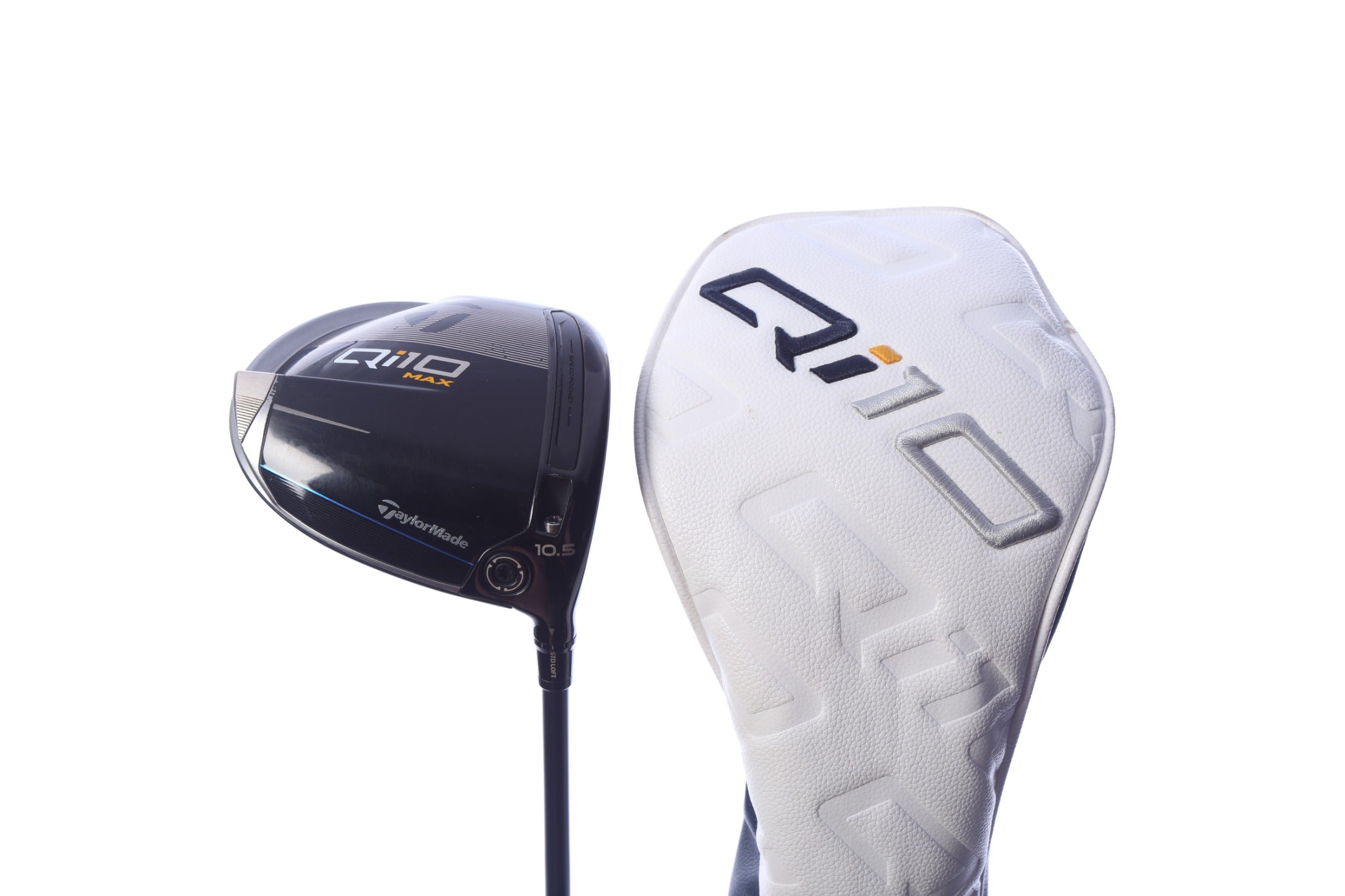 Used TaylorMade Qi10 MAX Driver - 10.5 Degrees - Extra Stiff Flex Mitsubishi Tensei AV Black Limited - Right-Handed