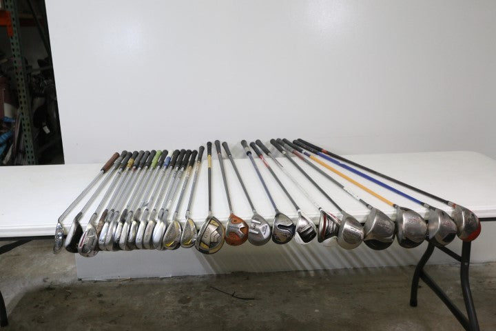 Wholesale Lot of 25 Golf Clubs - Men's Flex - Right-Handed-Next Round