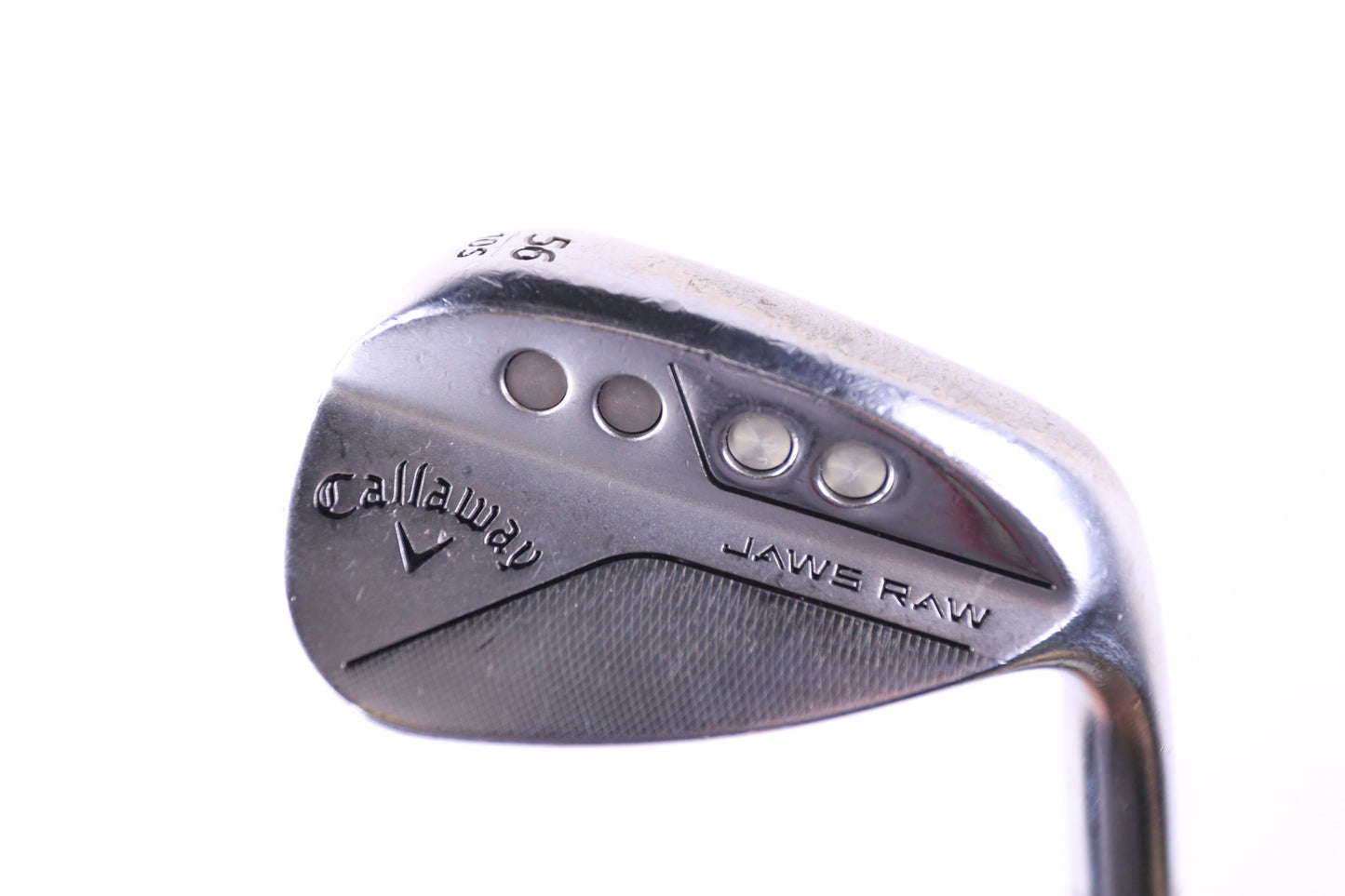 Used Callaway JAWS Raw Chrome Sand Wedge - Right-Handed - 56 Degrees - Stiff Flex-Next Round