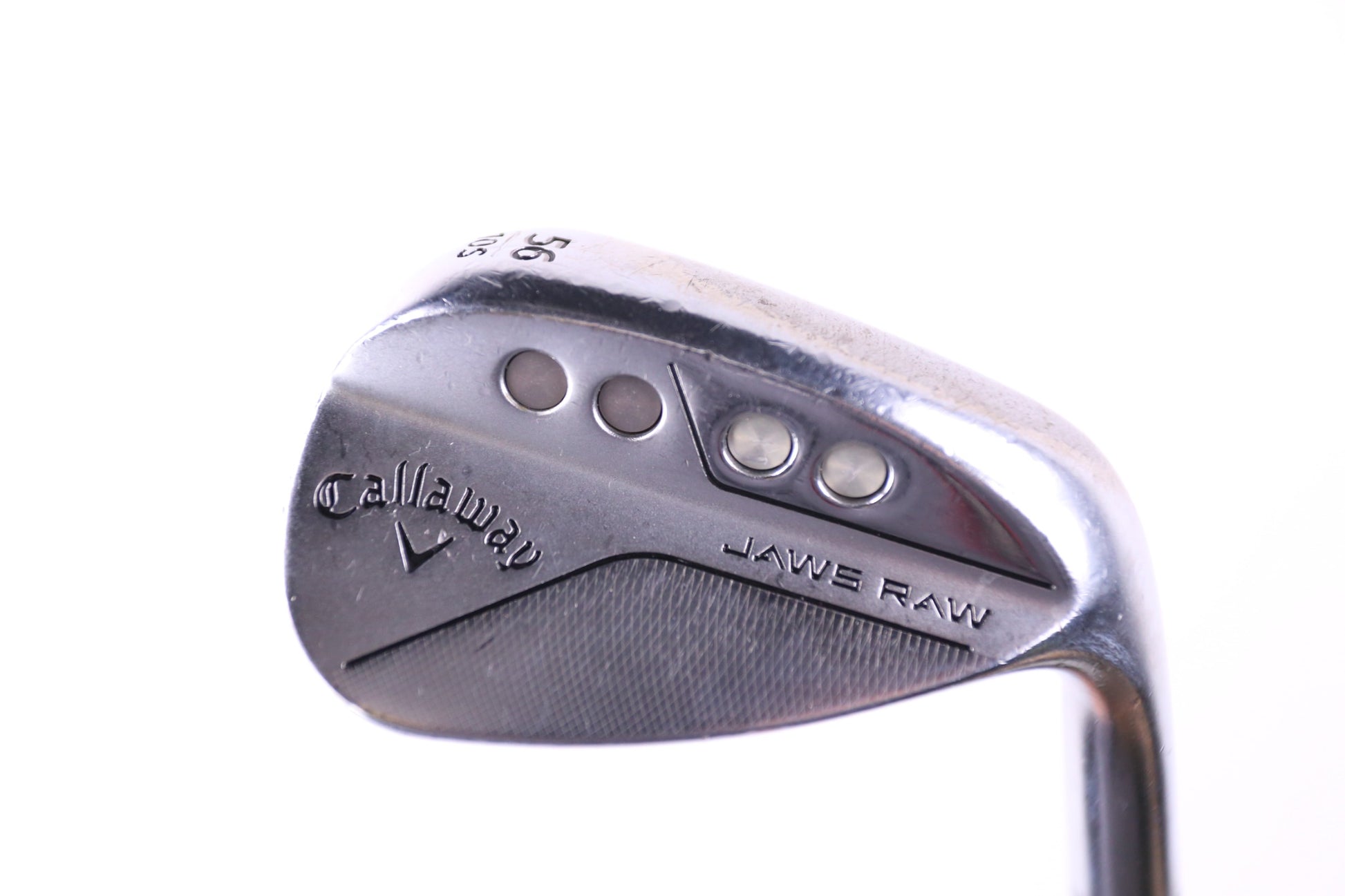 Used Callaway JAWS Raw Chrome Sand Wedge - Right-Handed - 56 Degrees - Stiff Flex-Next Round