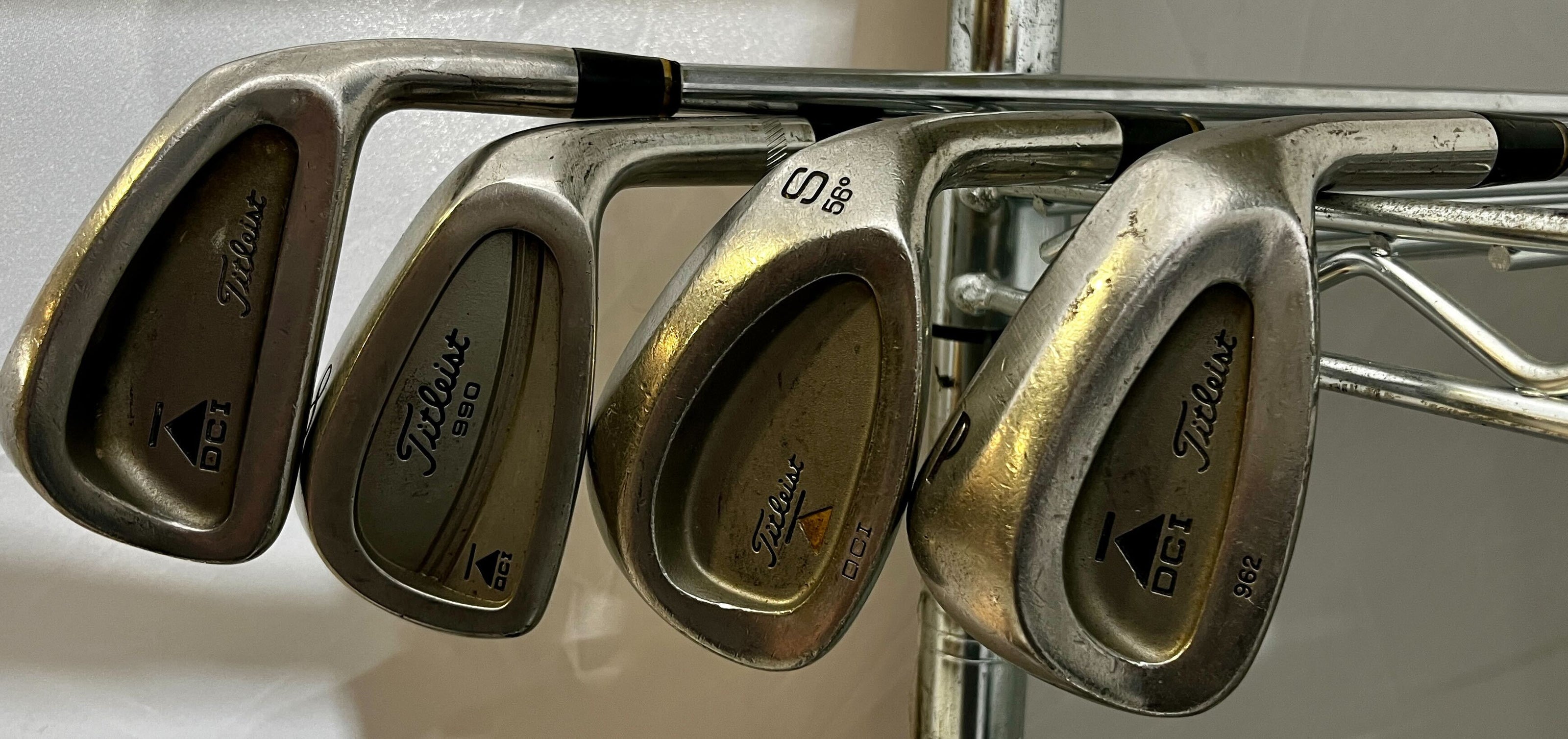 Wholesale Lot of 25 Golf Clubs - Assorted Titleist DCI Irons and Wedges-Next Round