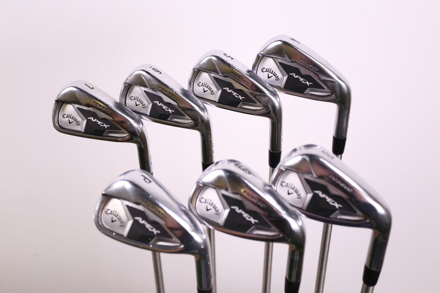 Used Callaway Apex 19 Iron Set - Right-Handed - 4-PW - Extra Stiff Flex