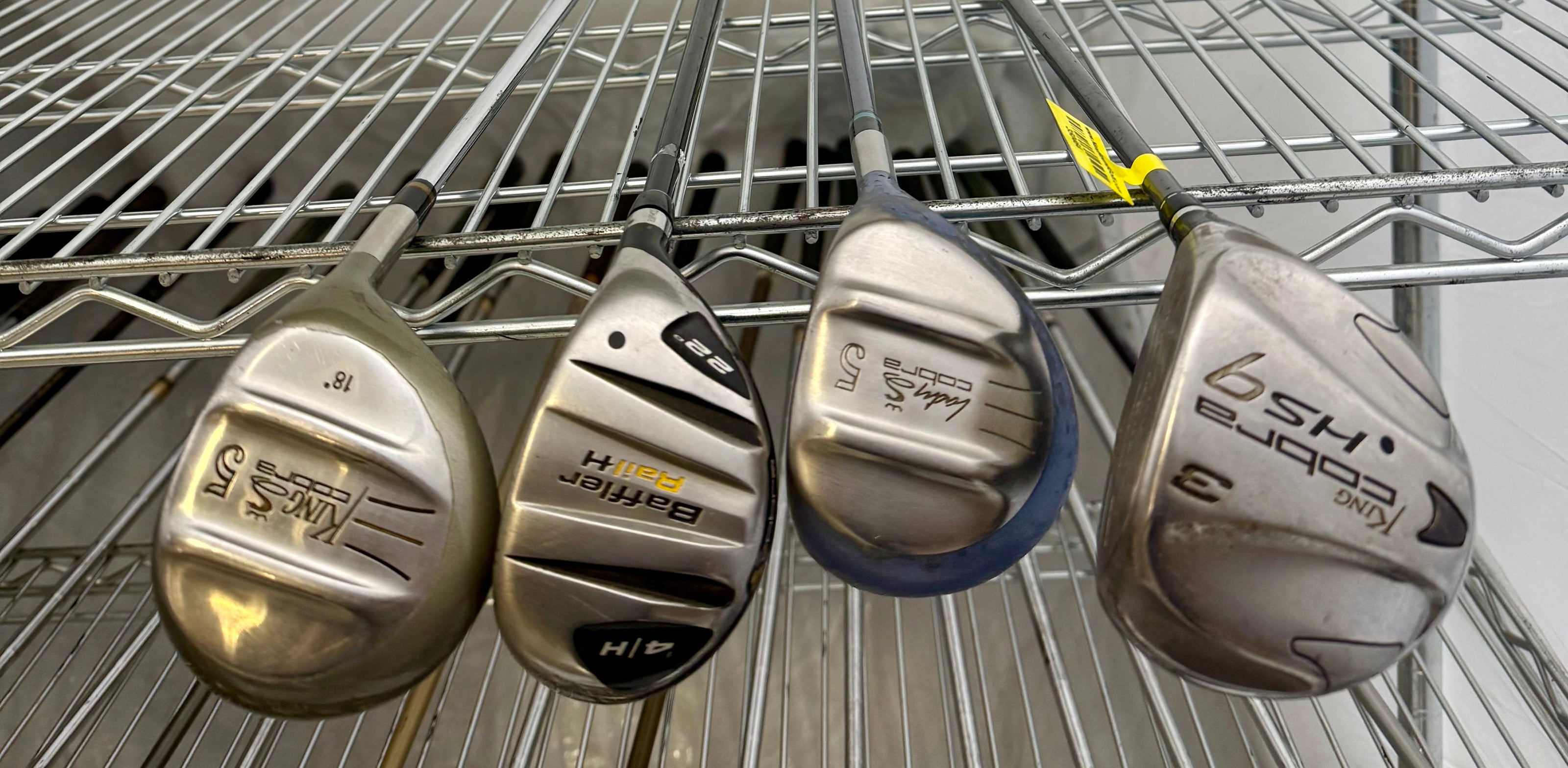 Wholesale Lot of 40 Golf Clubs - Cobra & TaylorMade- Drivers & Woods-Next Round