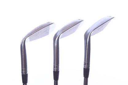 Used TaylorMade Milled Grind 2 Chrome Wedge Set - Right-Handed - 52*, 56*, 60* - Stiff Flex