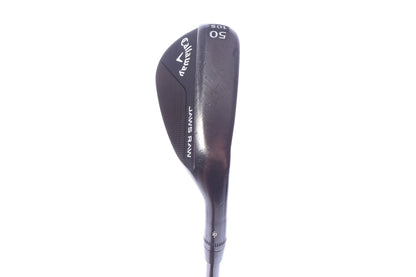 Used Callaway JAWS Raw Black Plasma Gap Wedge - Right-Handed - 50 Degrees - Extra Stiff Flex