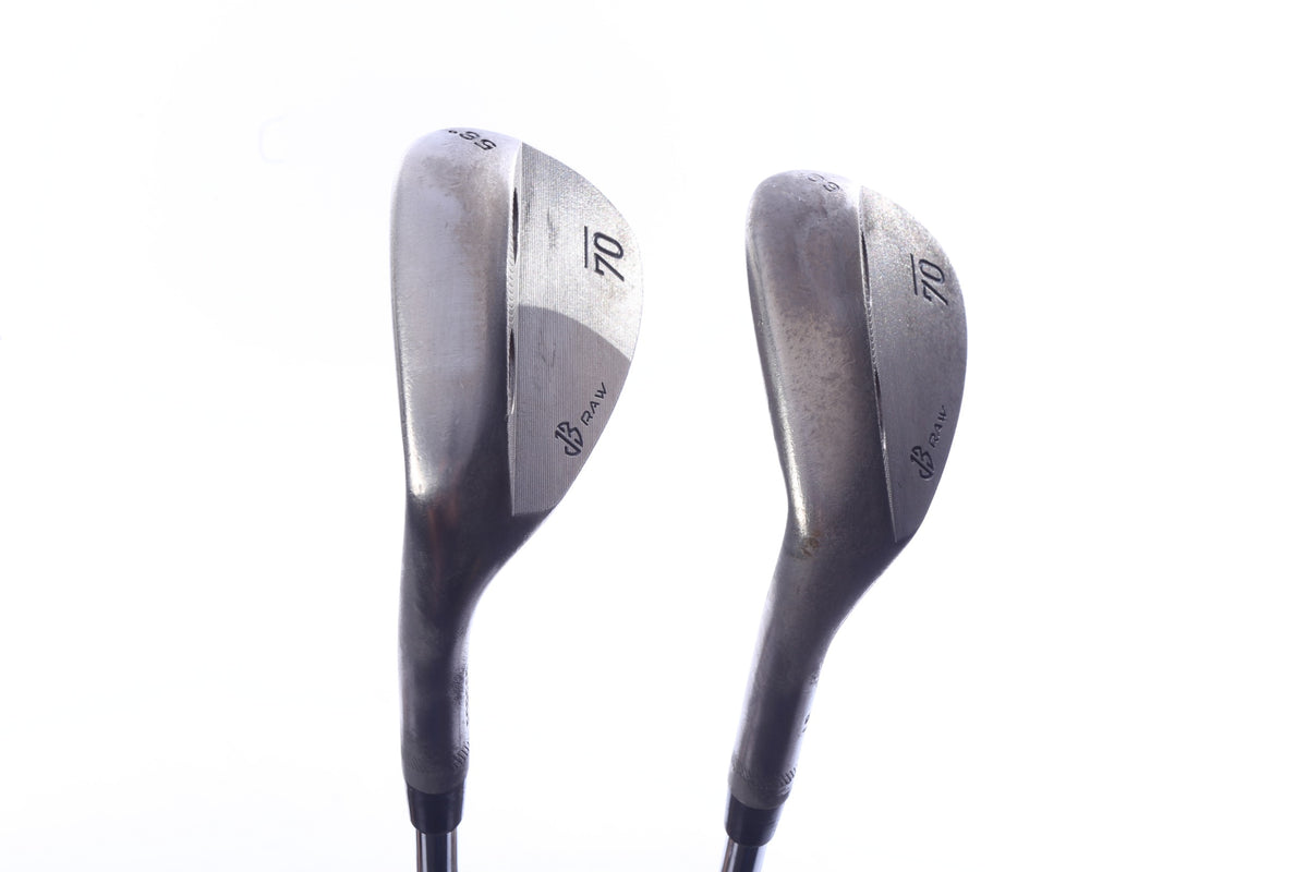 Used Sub 70 JB Raw Forged Wedge Set - Left-Handed - 56*, 60* - Stiff Flex-Next Round