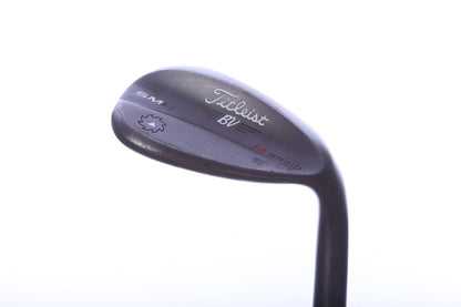 Used Titleist Vokey SM6 Jet Black Lob Wedge - Right-Handed - 60 Degrees - Wedge Flex