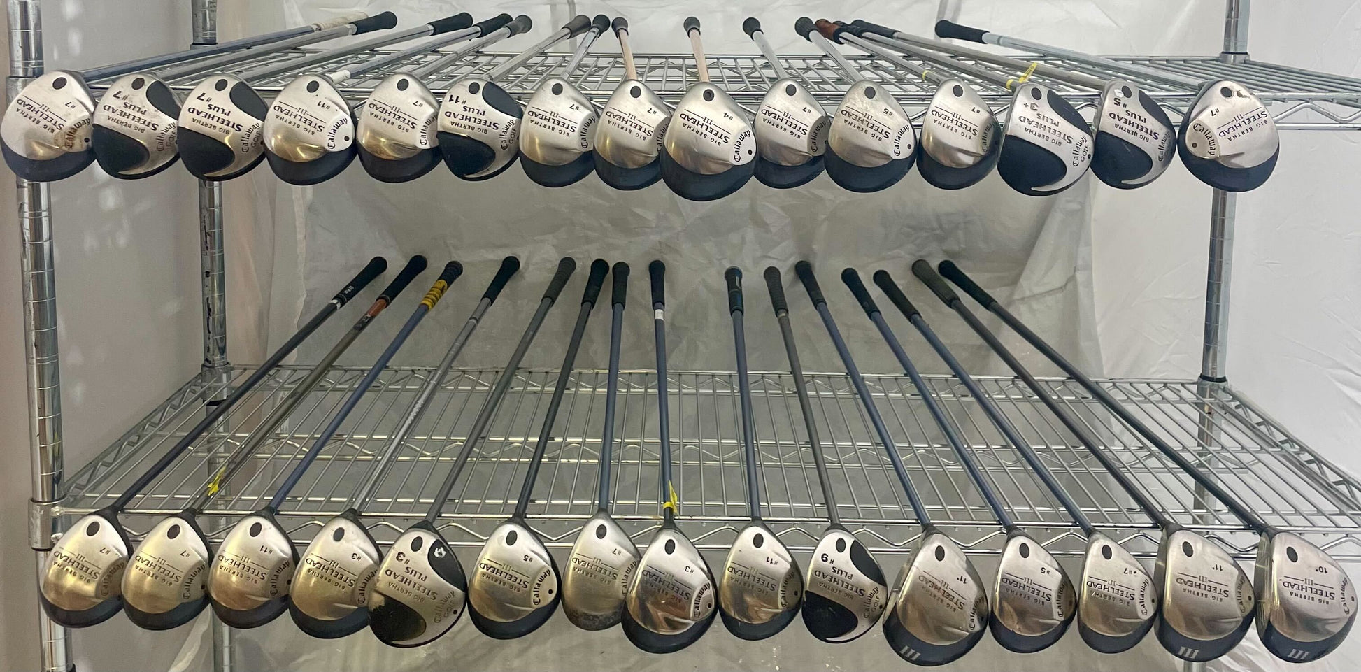 Wholesale Lot of 30Golf Clubs - Callaway Big Bertha Steelhead III-Next Round