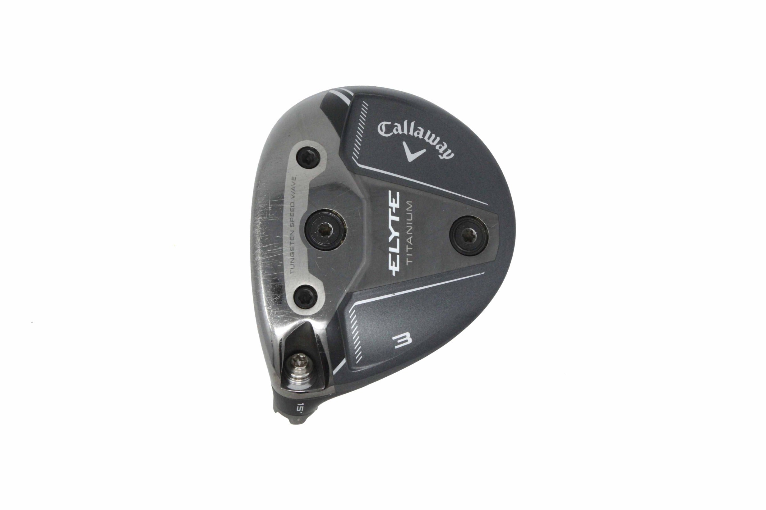 Used Callaway Elyte Ti 3-Wood - HEAD ONLY - Left-Handed - 15 Degrees