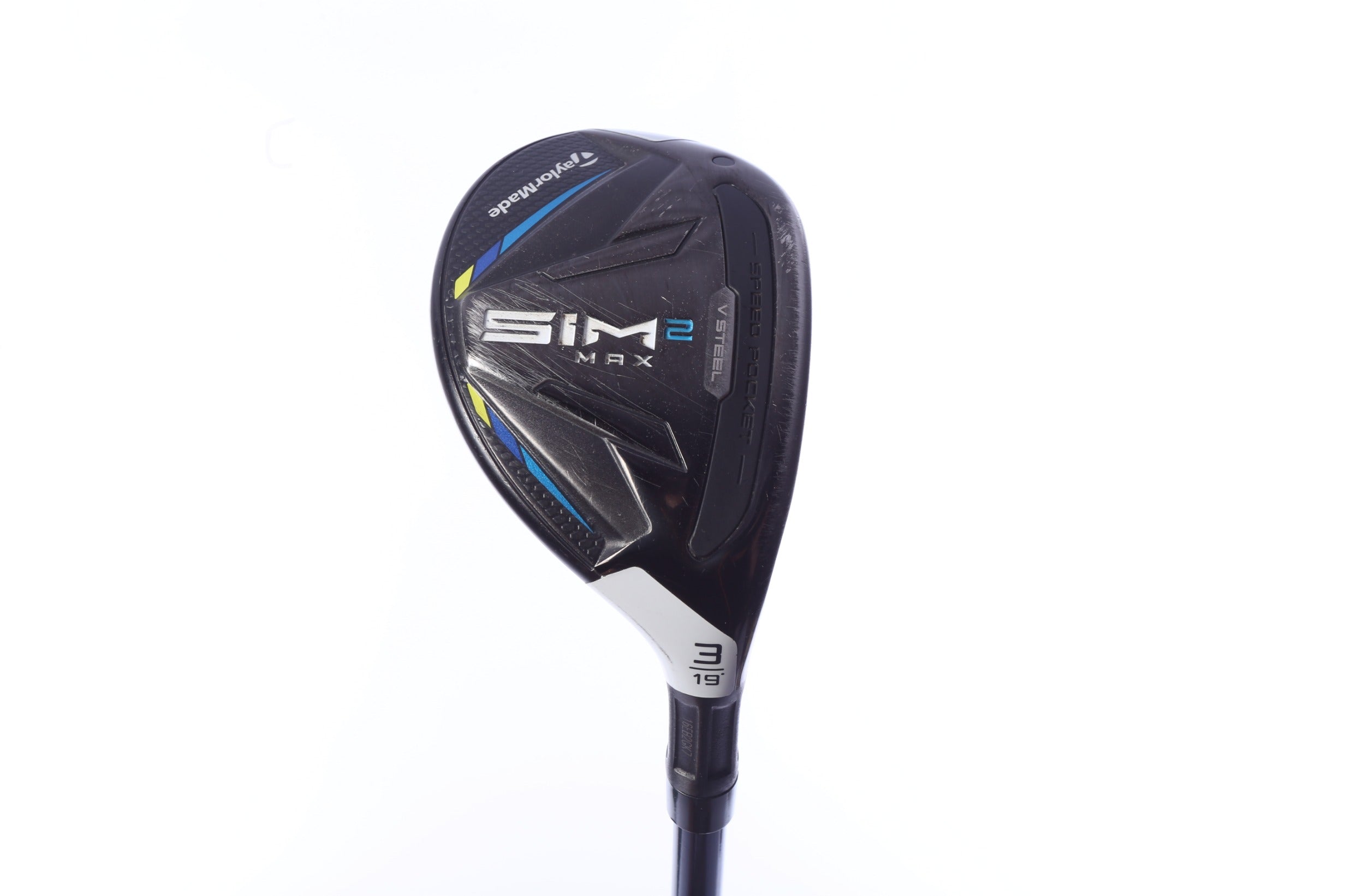 Used TaylorMade SIM2 MAX Rescue 3H Hybrid - Right-Handed - 19 Degrees - Regular Flex