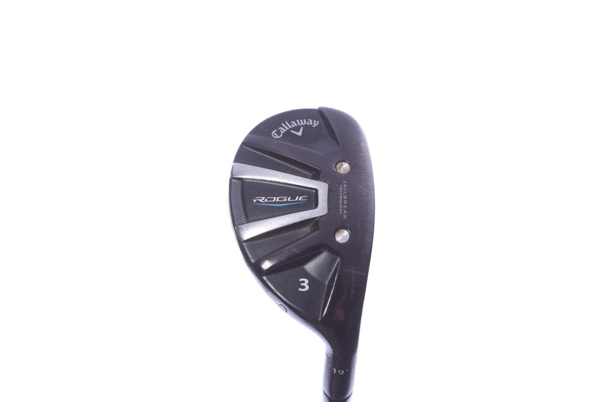 Used Callaway Rogue 3H Hybrid - Right-Handed - 19 Degrees - Stiff Flex