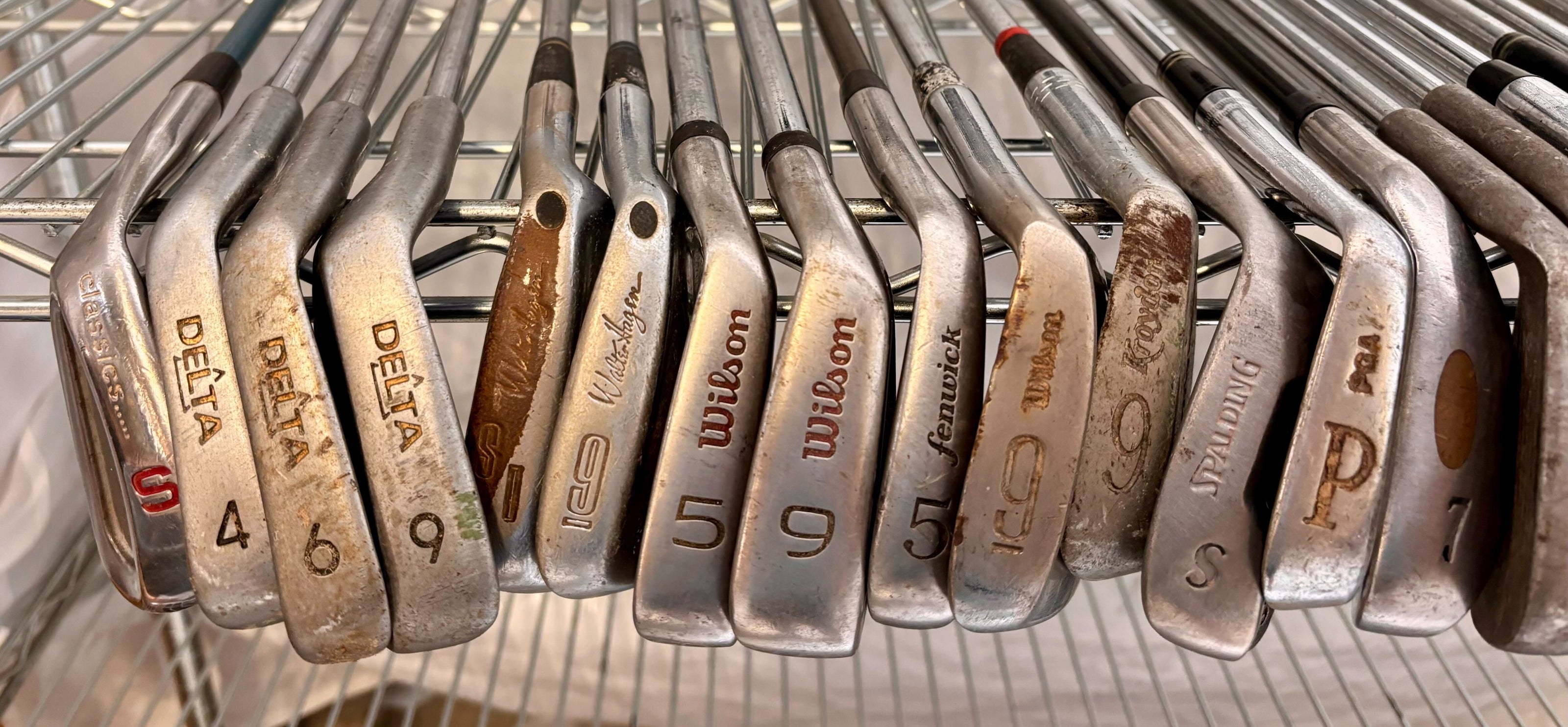 Wholesale Lot of 50 Golf Clubs - Assorted Irons and Wedges-Next Round