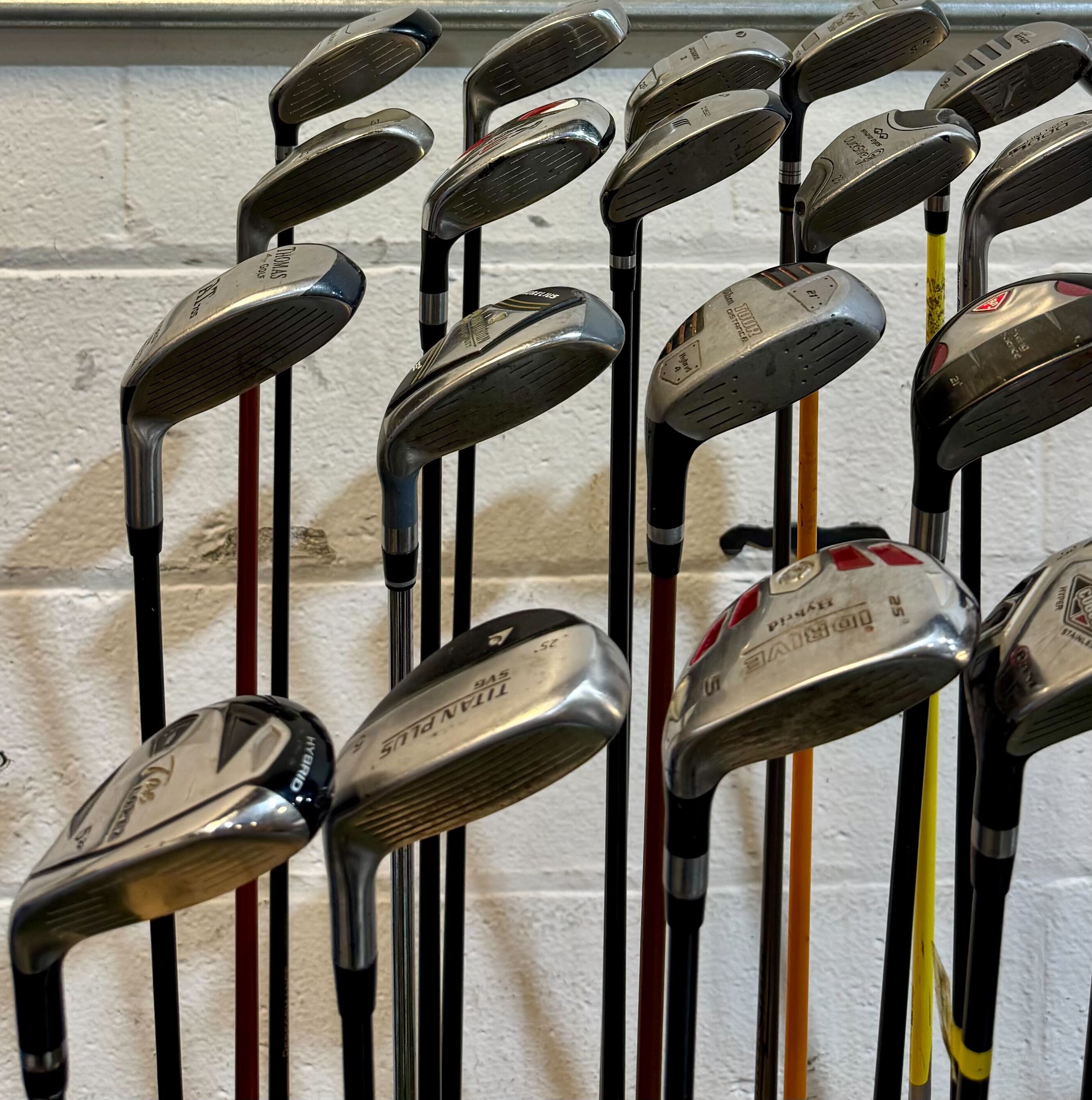 Wholesale Lot of 40 Golf Clubs - Assorted Hybrids-Next Round
