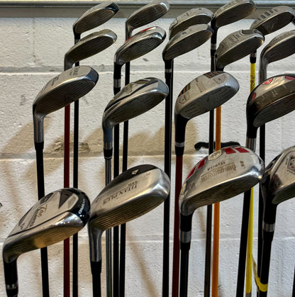 Wholesale Lot of 40 Golf Clubs - Assorted Hybrids-Next Round