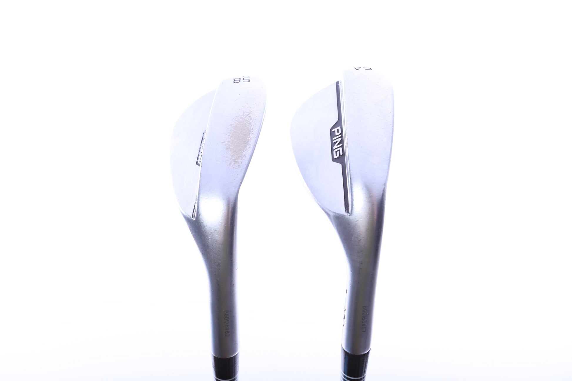 Used Ping s159 Chrome Wedge Set - Right-Handed - 54*, 58* - Wedge Flex-Next Round