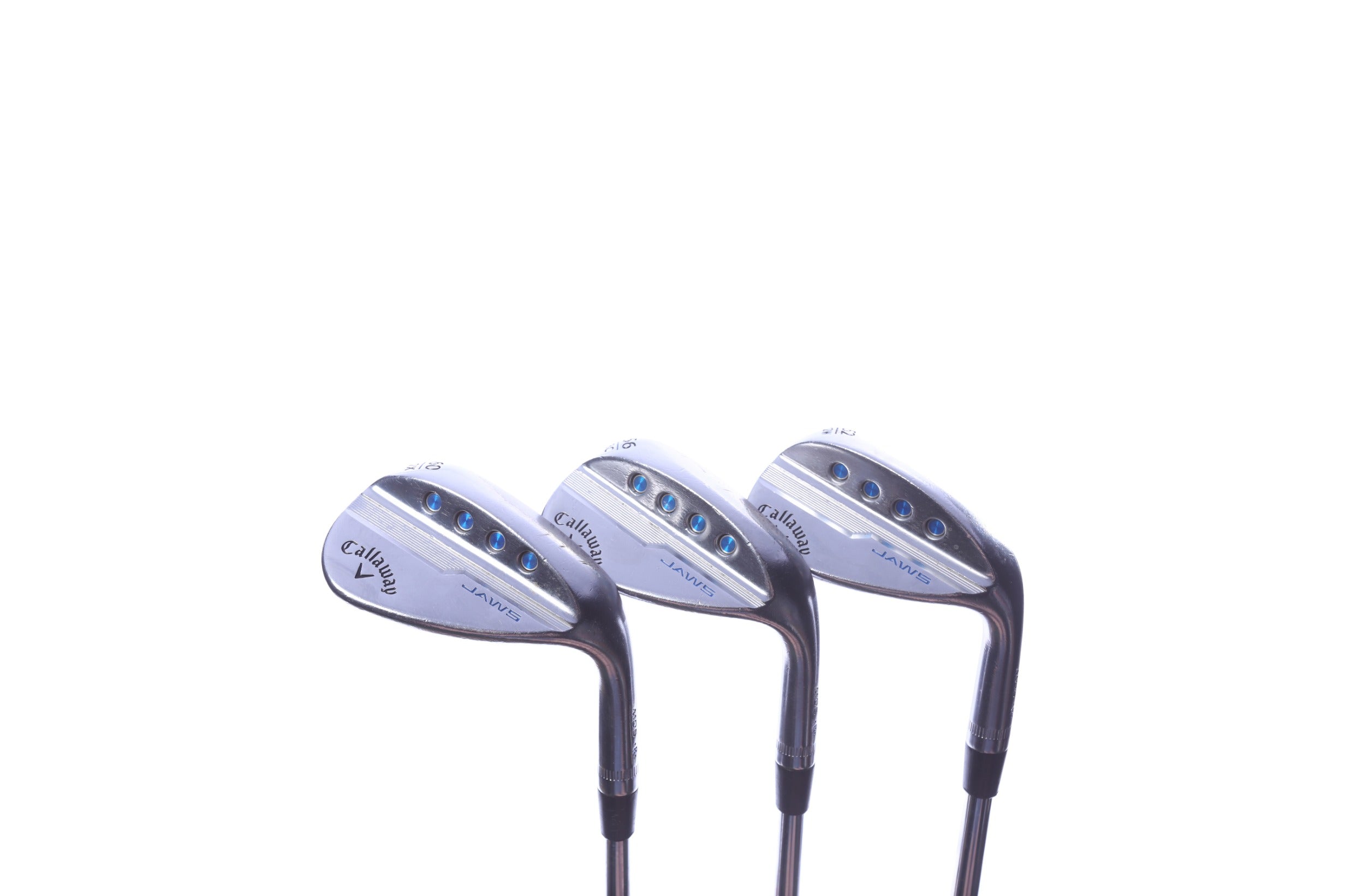 Used Callaway JAWS MD5 Chrome Wedge Set - Right-Handed - 52*, 56*, 60* - Stiff Flex