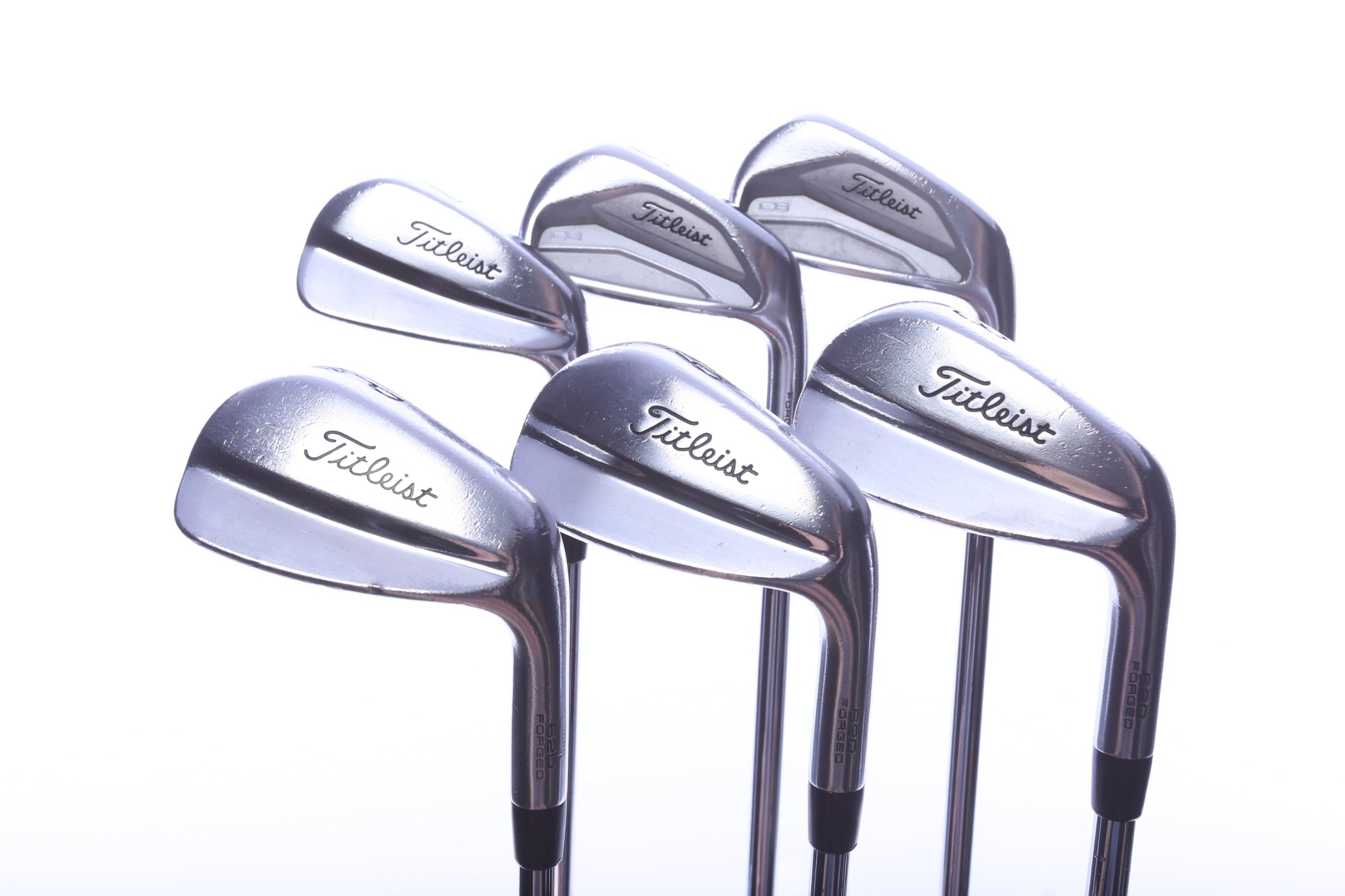 Used Titleist 620 CB Iron Set - Right-Handed - 5-PW - Stiff Flex