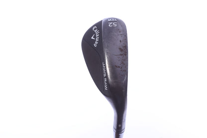 Used Callaway JAWS Raw Black Plasma Gap Wedge - Right-Handed - 52 Degrees - Stiff Flex