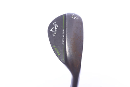 Used Callaway MD3 Milled Black Lob Wedge - Right-Handed - 58 Degrees - Wedge Flex